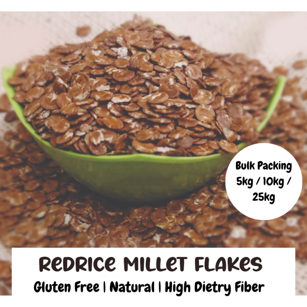 Red Rice Millet Flakes